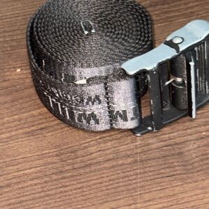 Off white industrial belt 5400 pds black